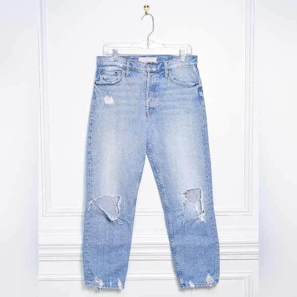 Mother Superior 29 Tomcat Straight Leg Jean High Rise The Confession Distressed - Picture 3 of 13